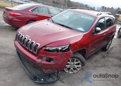 2016 Jeep Cherokee Sport из США, поврежденный, VIN 1C4PJLAB1GW207842